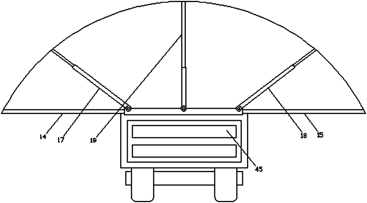 A multifunctional vehicle-mounted outdoor tent