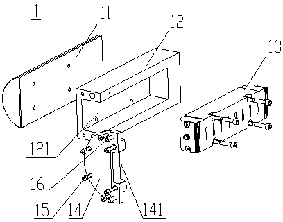 Rolling and sliding compound guide track and manufacturing method thereof