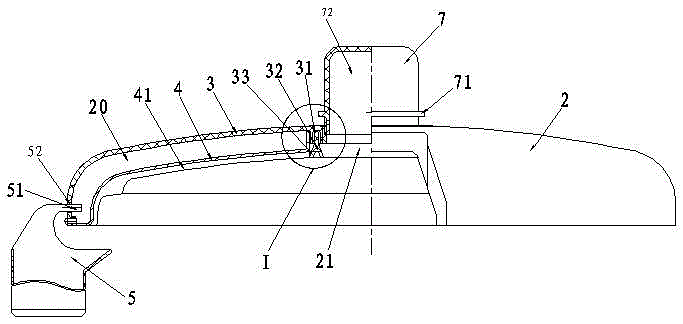 Protecting energy-saving cover for pressure cooker