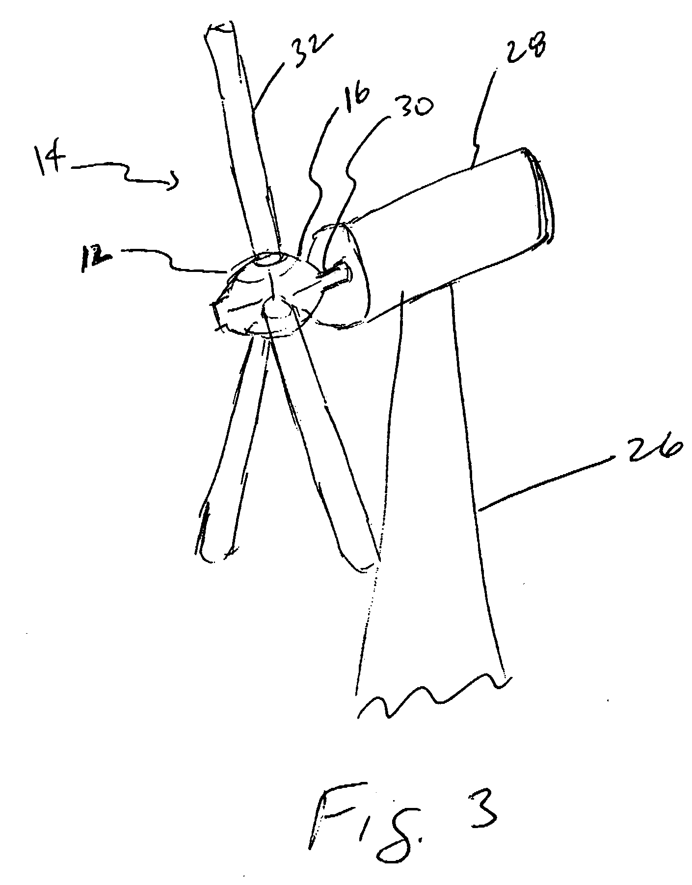 Lightweight hub for rotors