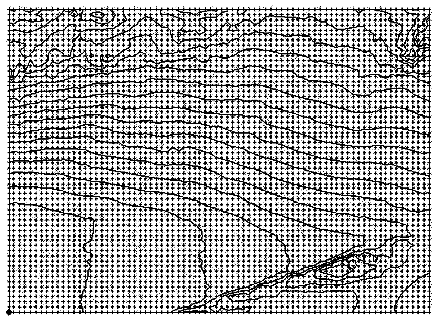 Wind resource value obtaining method based on mass conservation diagnosis mode