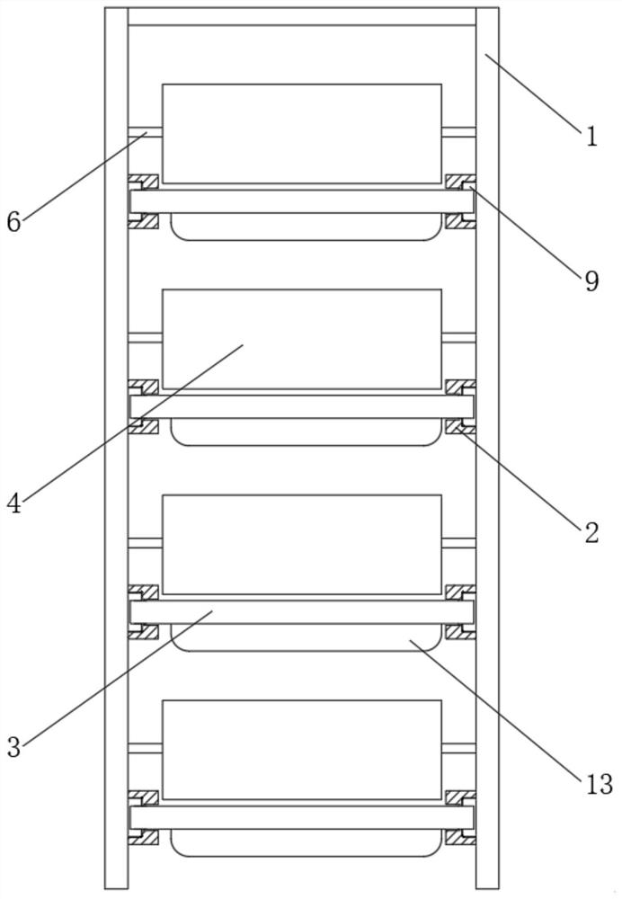 Cloud computing storage rack-mounted server