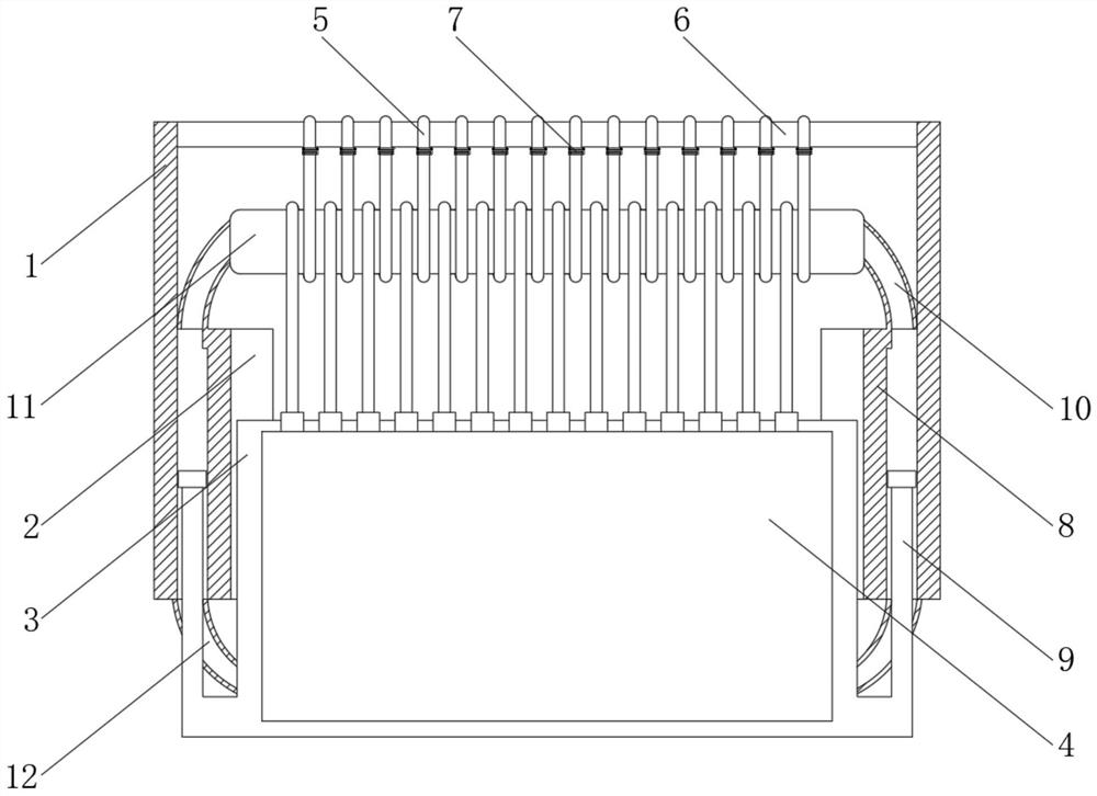 Cloud computing storage rack-mounted server