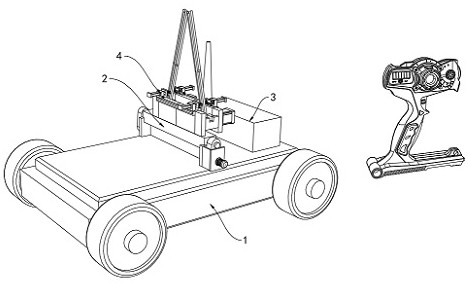 Artificial intelligence tripod supporting remote control