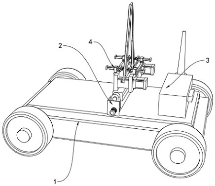 Artificial intelligence tripod supporting remote control