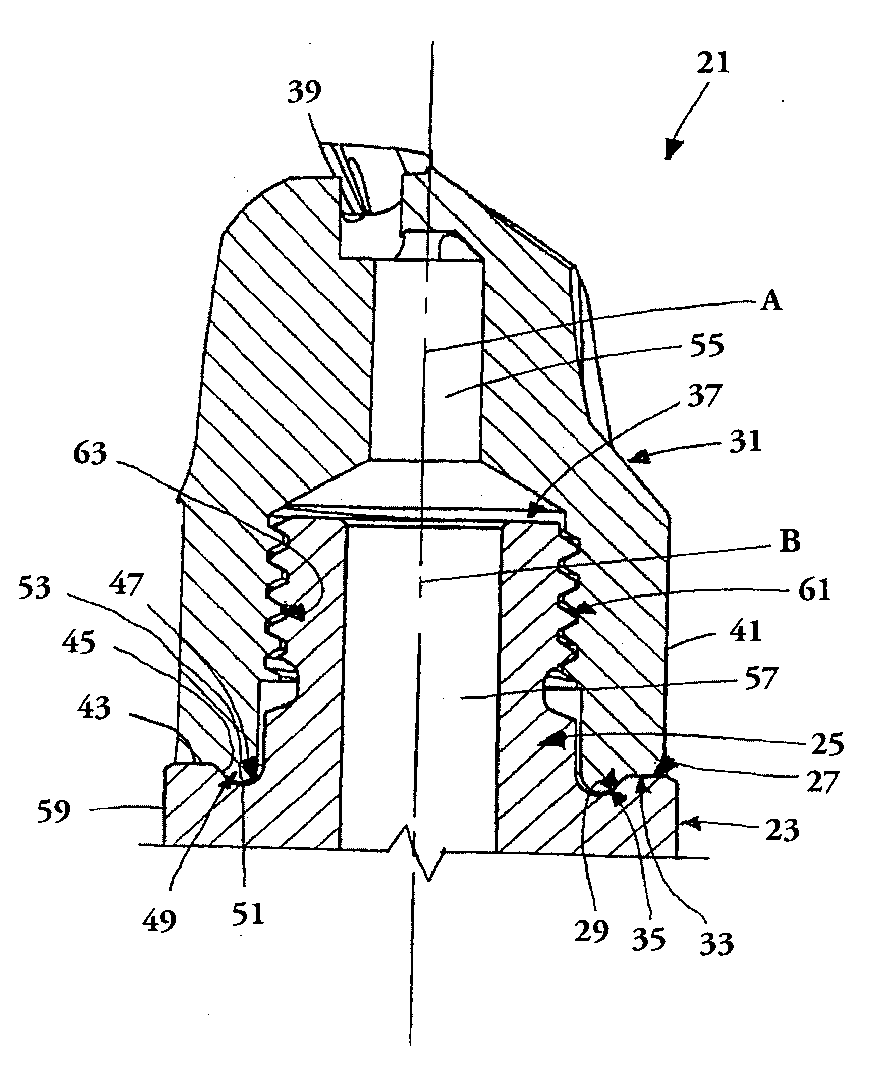 Cutting tool and tool head