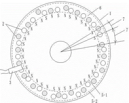 Power-assisted bicycle using sensor with multiple non-uniformly distributed magnetic blocks in shell