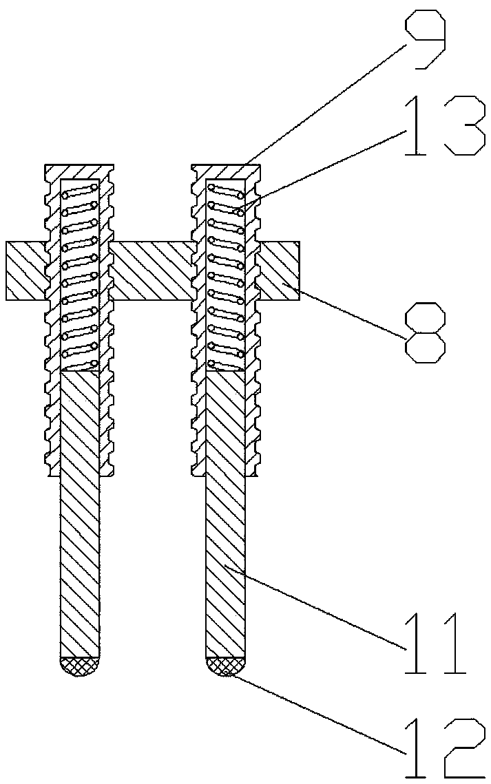 Machining clamp of automobile interior trim part