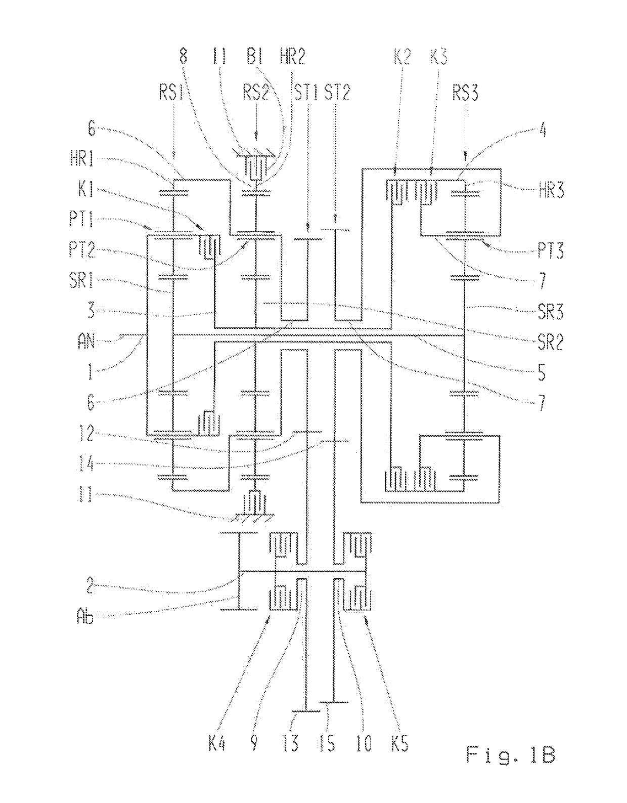 Multi-stage planetary transmission