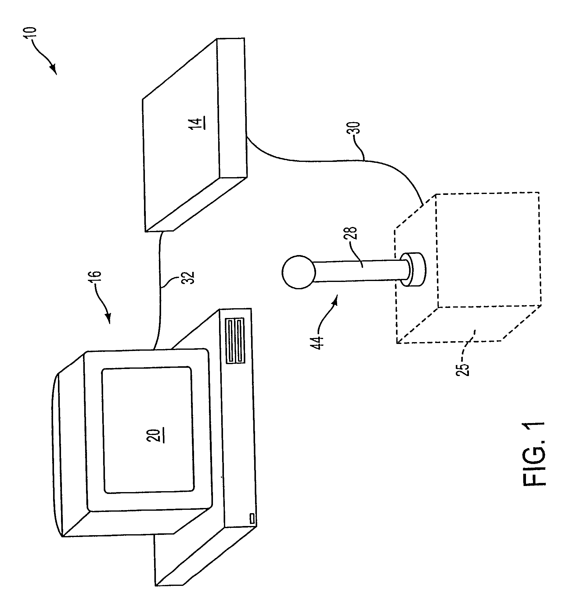 Force feedback device including non-rigid coupling