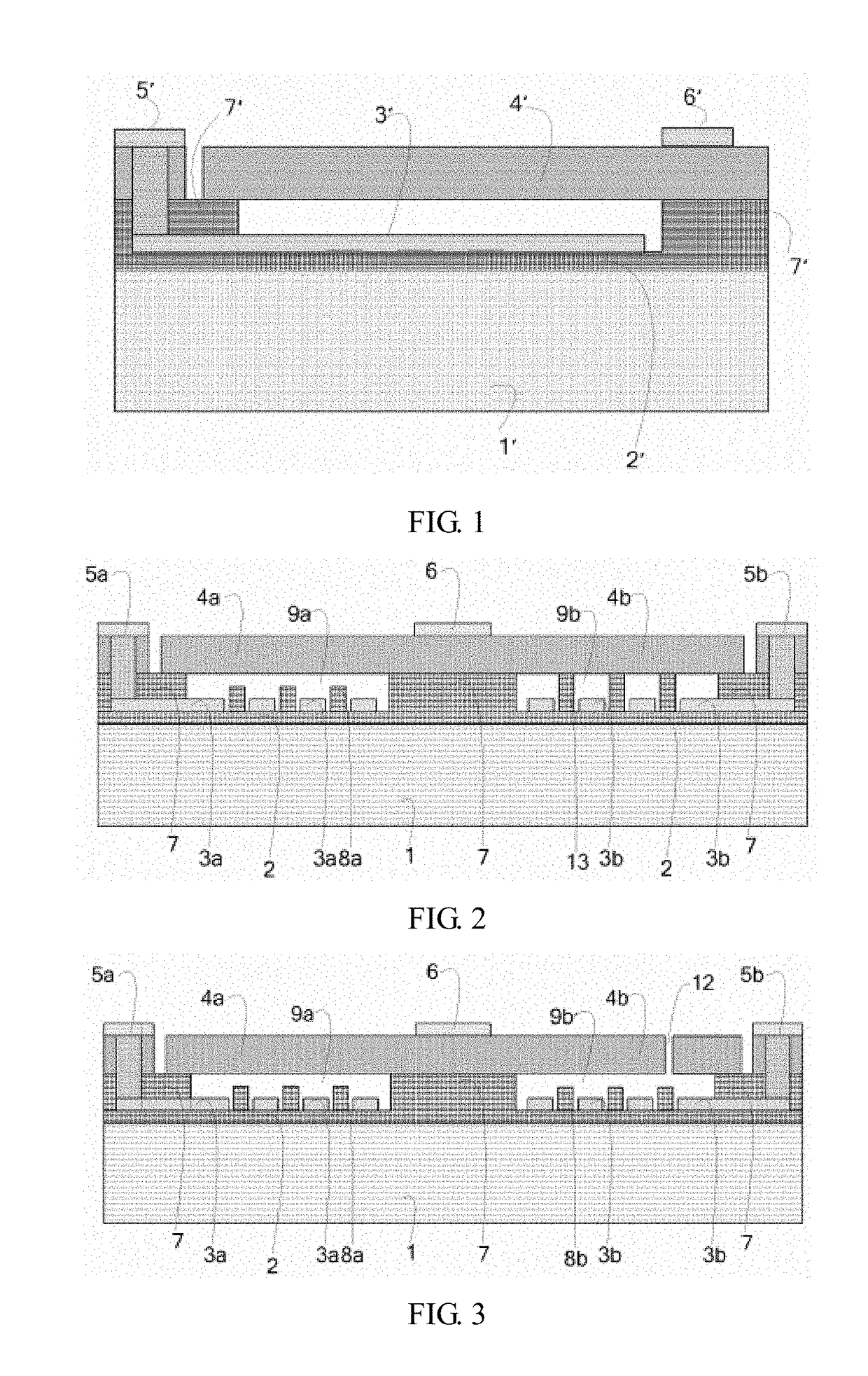 Quasi-differential capacitive MEMS pressure sensor and manufacturing methods thereof