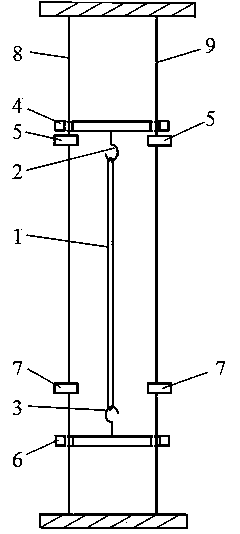 Device and method for testing hot-shrinkage rate of chemical fiber filaments