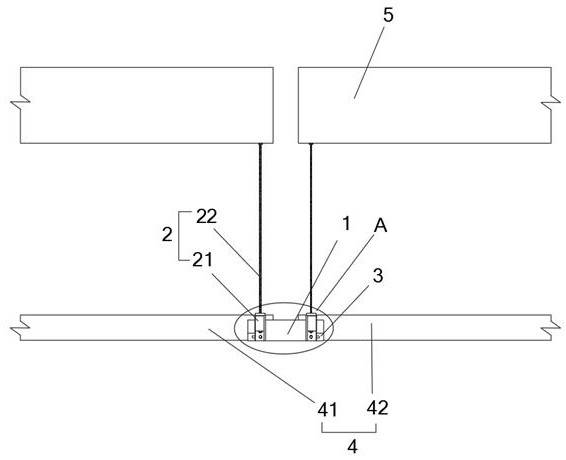 Cable bridge with settlement joints and installation method thereof