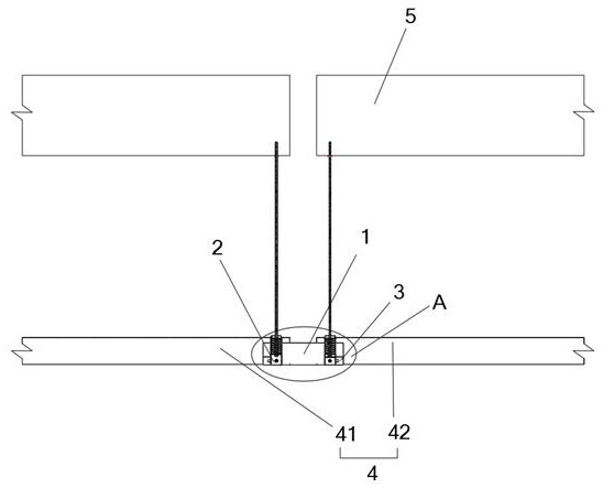 Cable bridge with settlement joints and installation method thereof