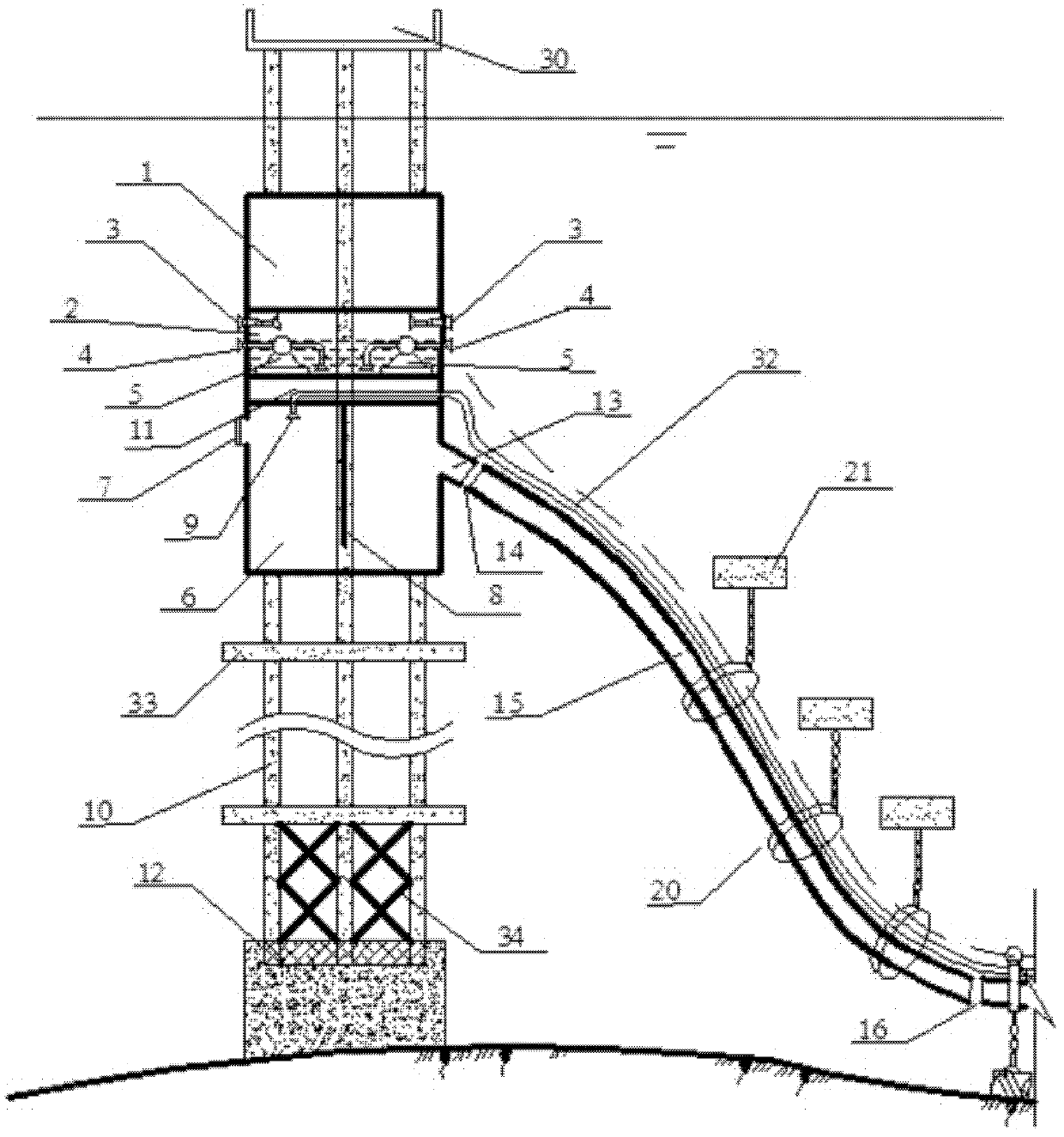 Pre-purification hydraulic, automatic and selective water intake device