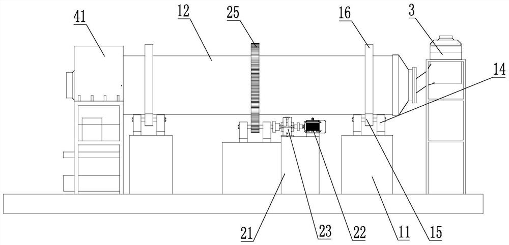 Dry-type discharging method and device for waste lithium battery