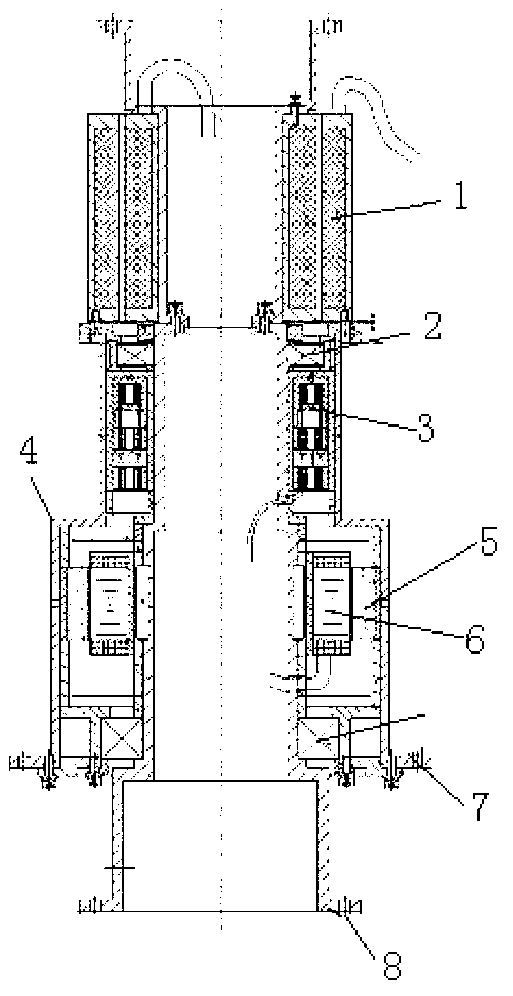 High speed stabilizing drive control method of satellite-borne large inertia load mechanism