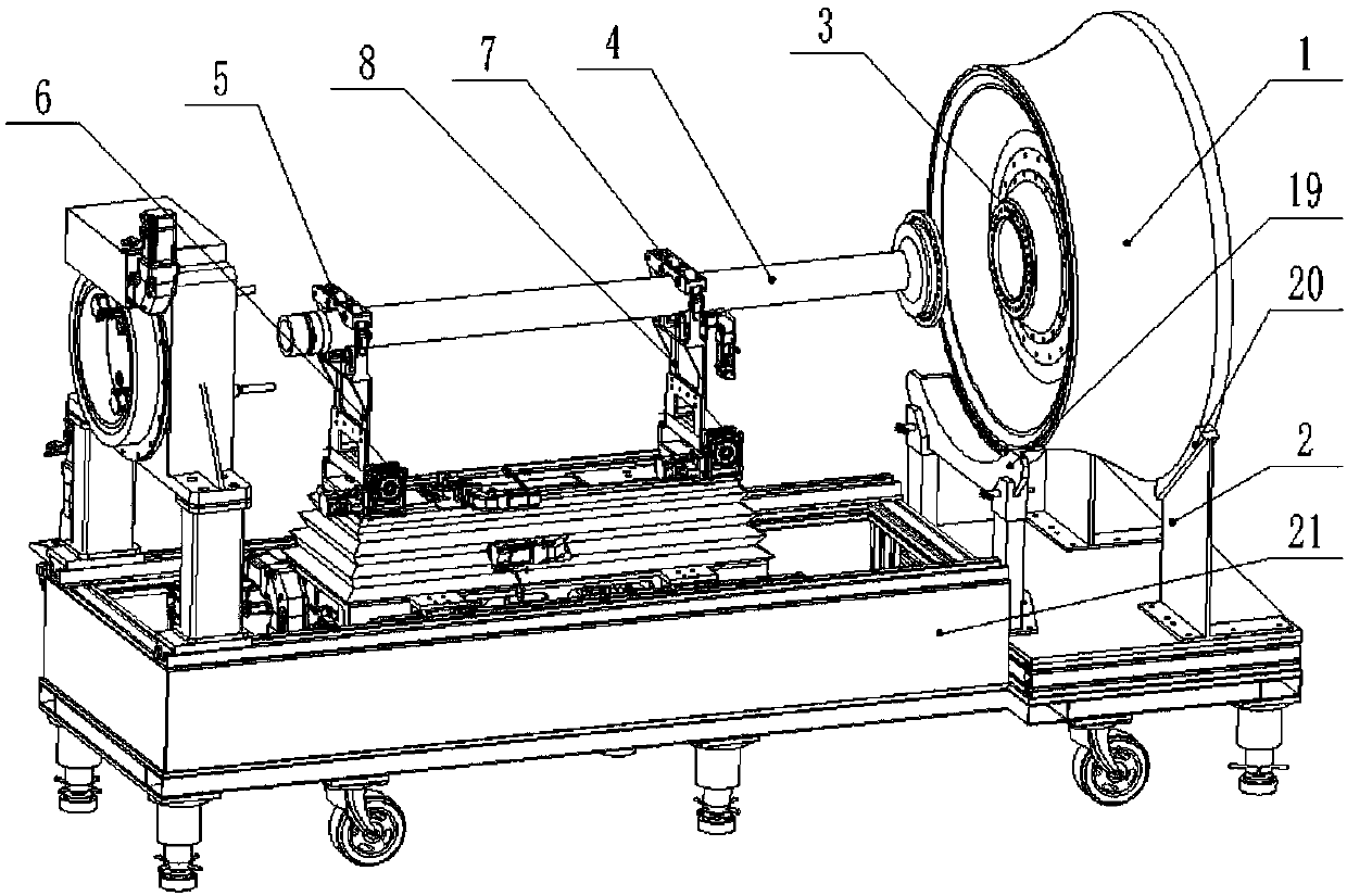 Assembling method for low-pressure turbine shaft-disc assembly of aero-engine