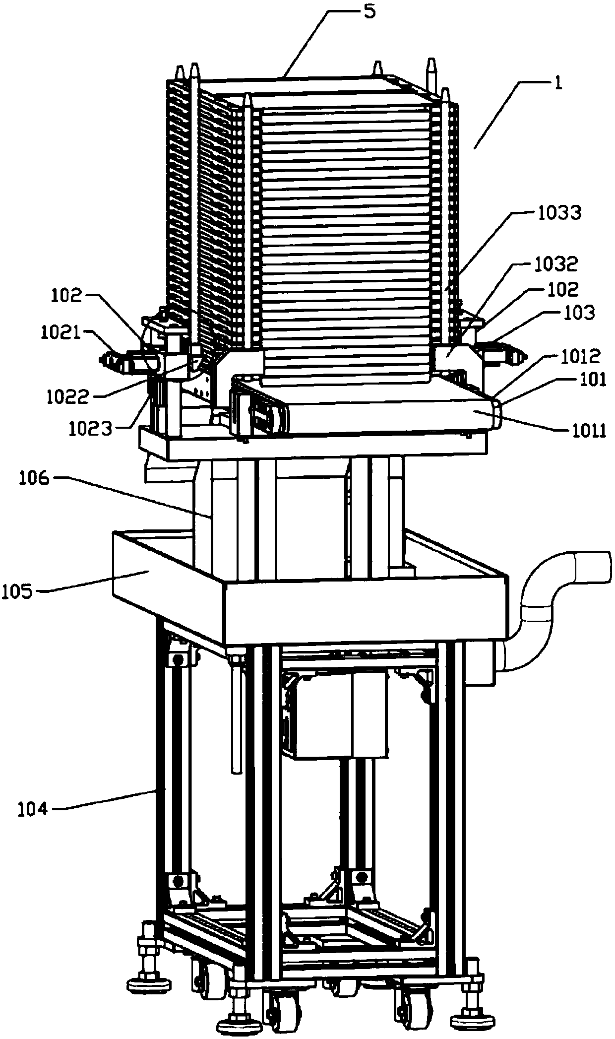 Automatic glass panel machining device and preparing method applying automatic glass panel machining device