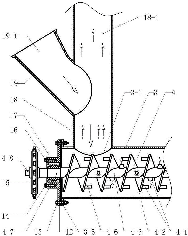 Hot air drying device