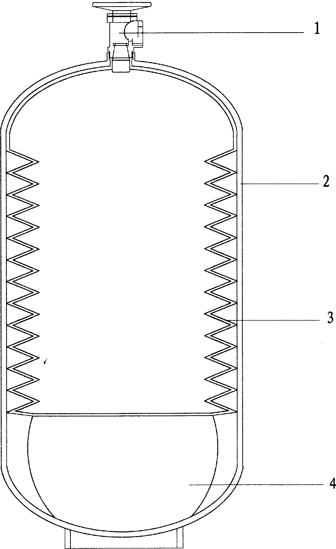 Voltage stabilized storage tank