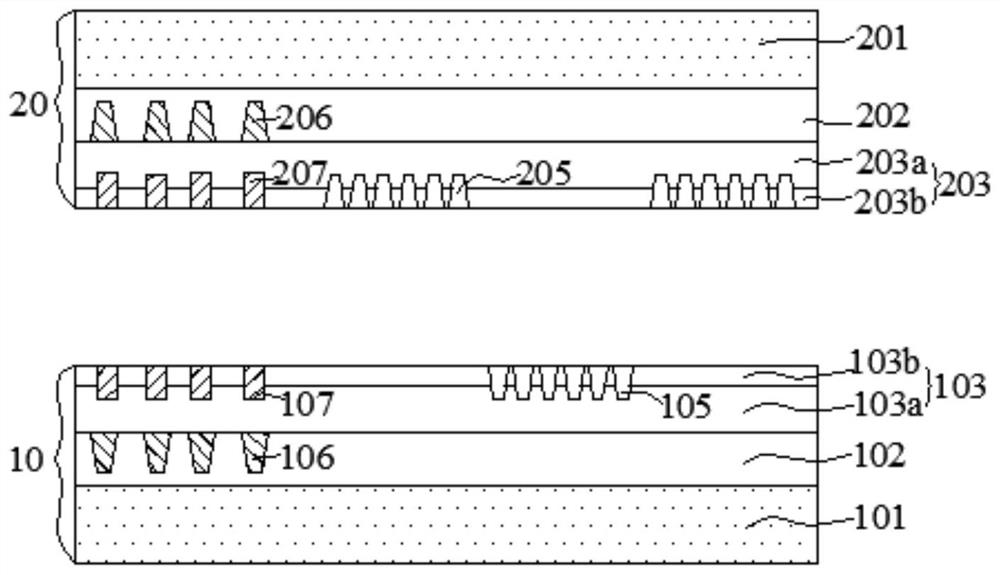 Wafer assembly with alignment marks, method for forming same, and method for aligning wafers