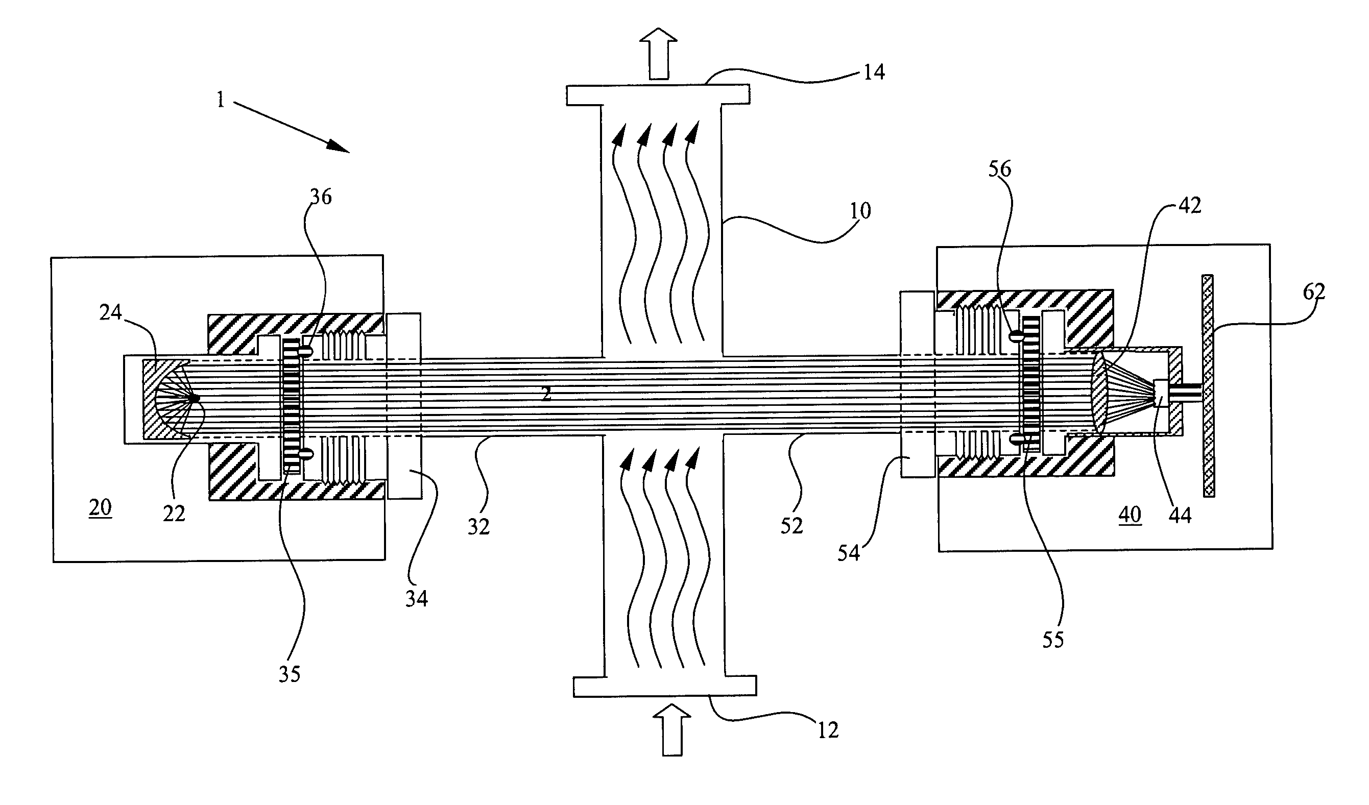 Monitoring system comprising infrared thermopile detetor