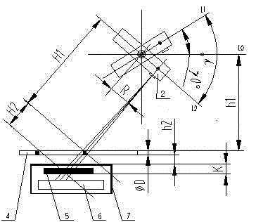 Detection method for X ray of boiler tube panel