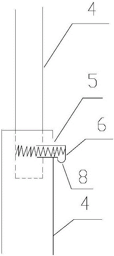 Brain drainage bottle hanging device and using method thereof