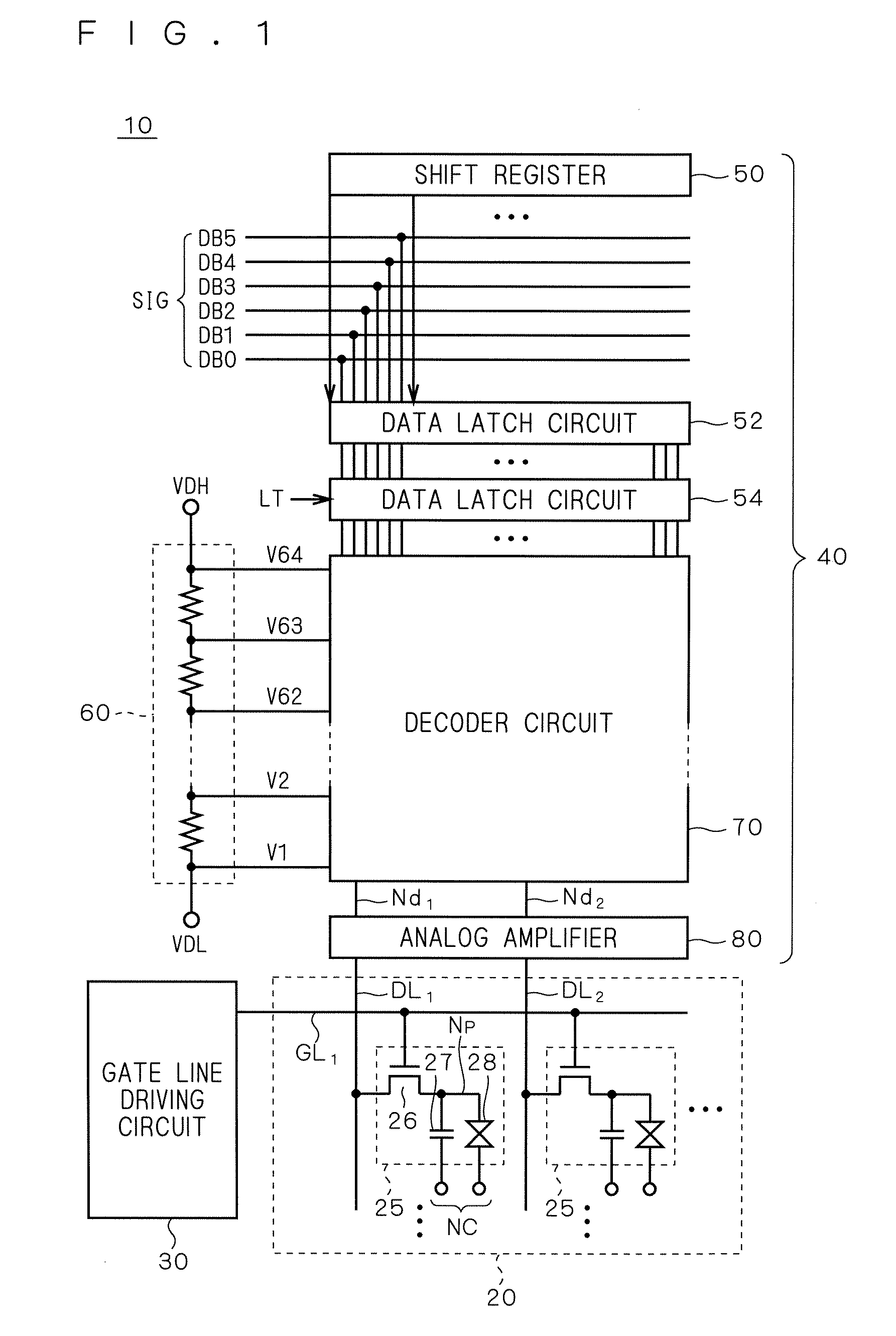 Shift register circuit and image display apparatus containing the same