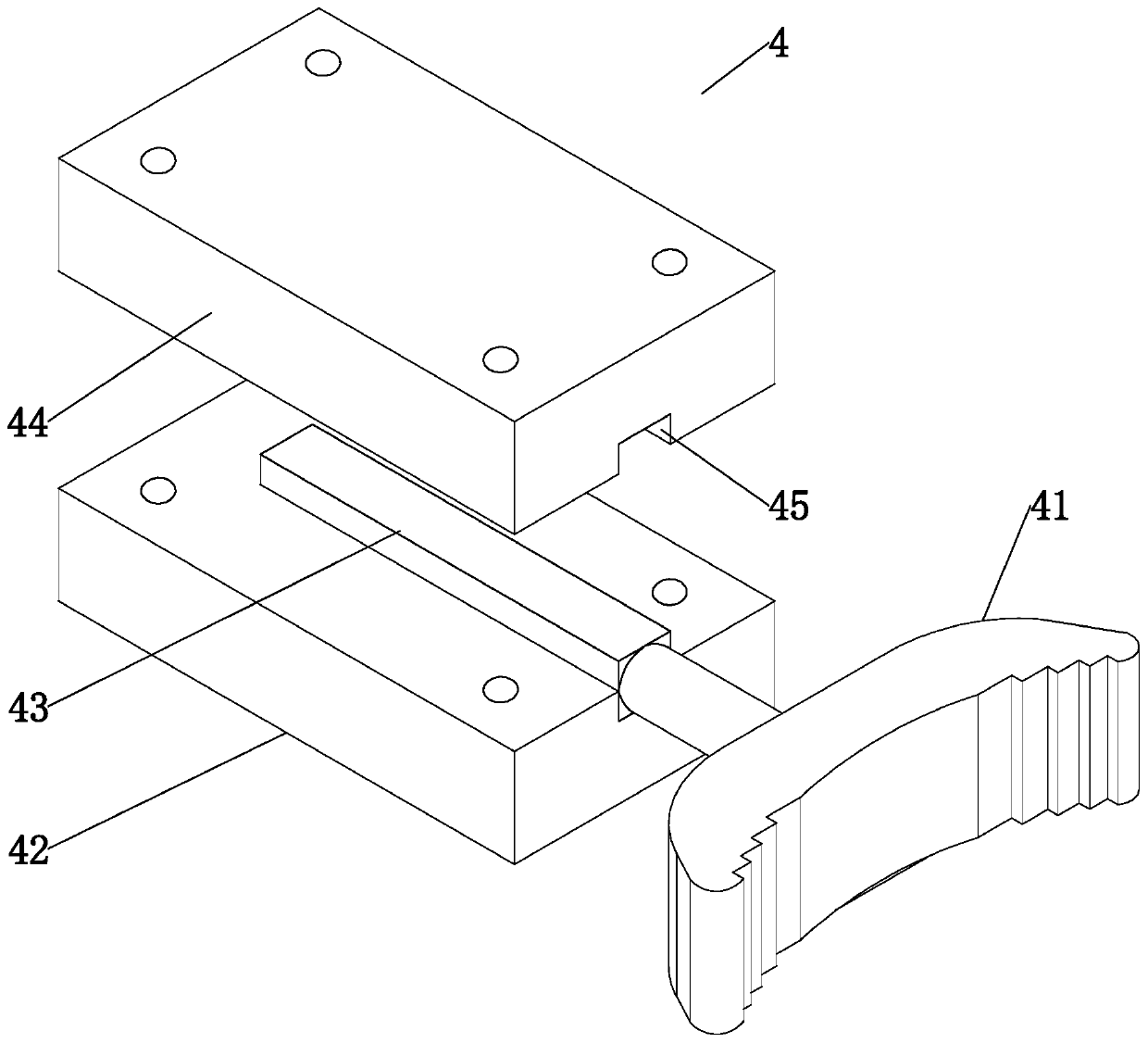 Building material strength detection device and detection method