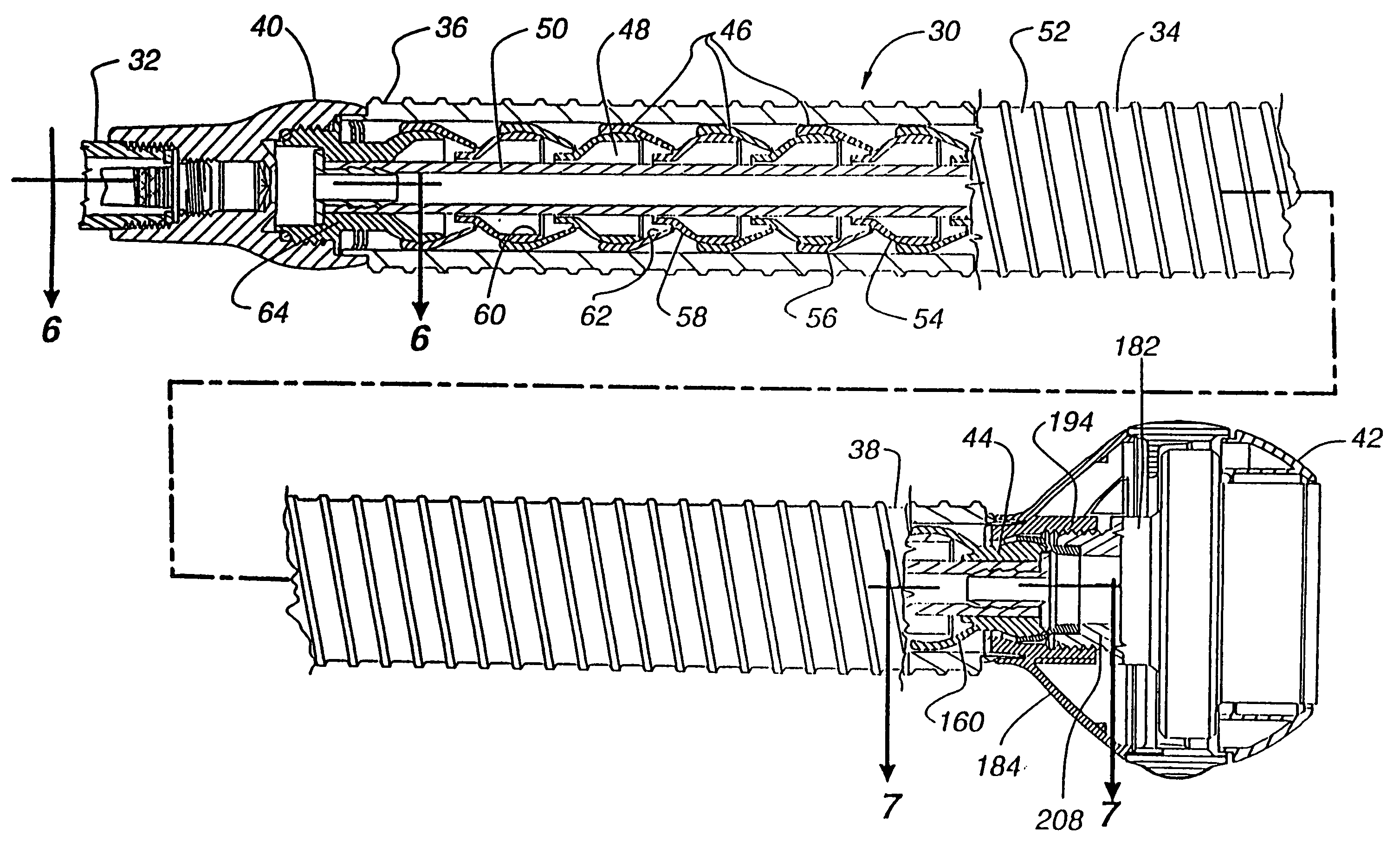 Flexible shower arm assembly