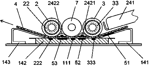 Printing device of thermosensitive and thermal-transfer-printing printer