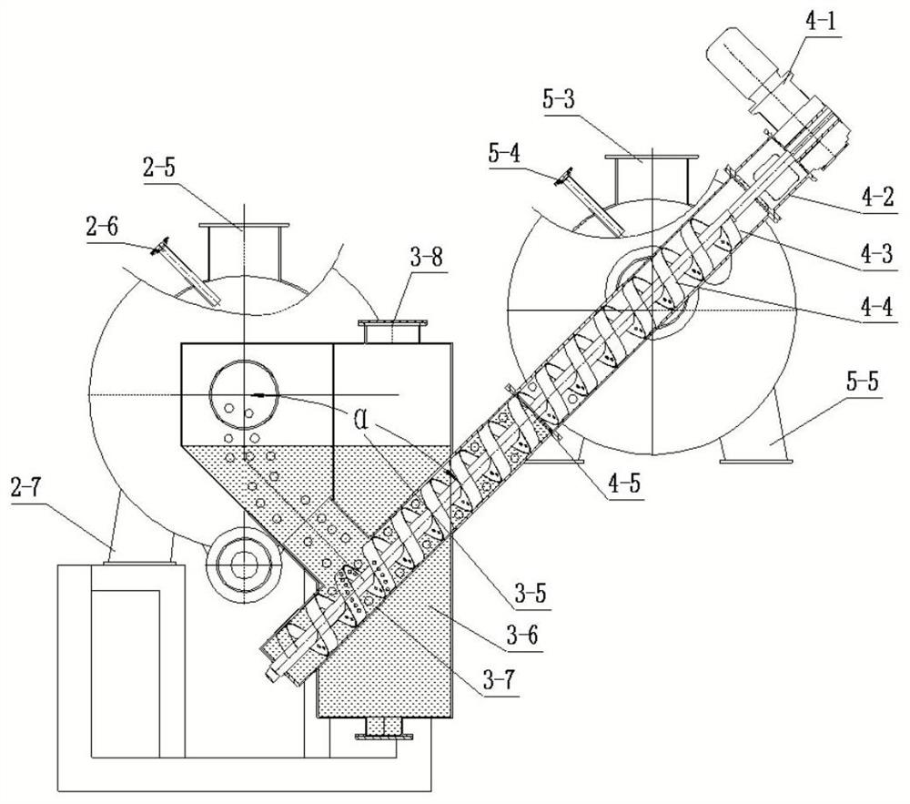 Ball circulation screening powder sealing and discharging integrated device and method