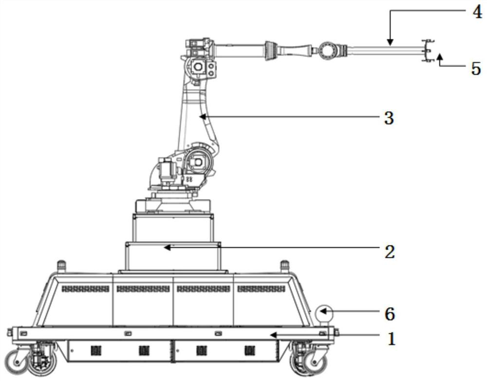 End effector for tunnel detection robot, detection robot and control method thereof