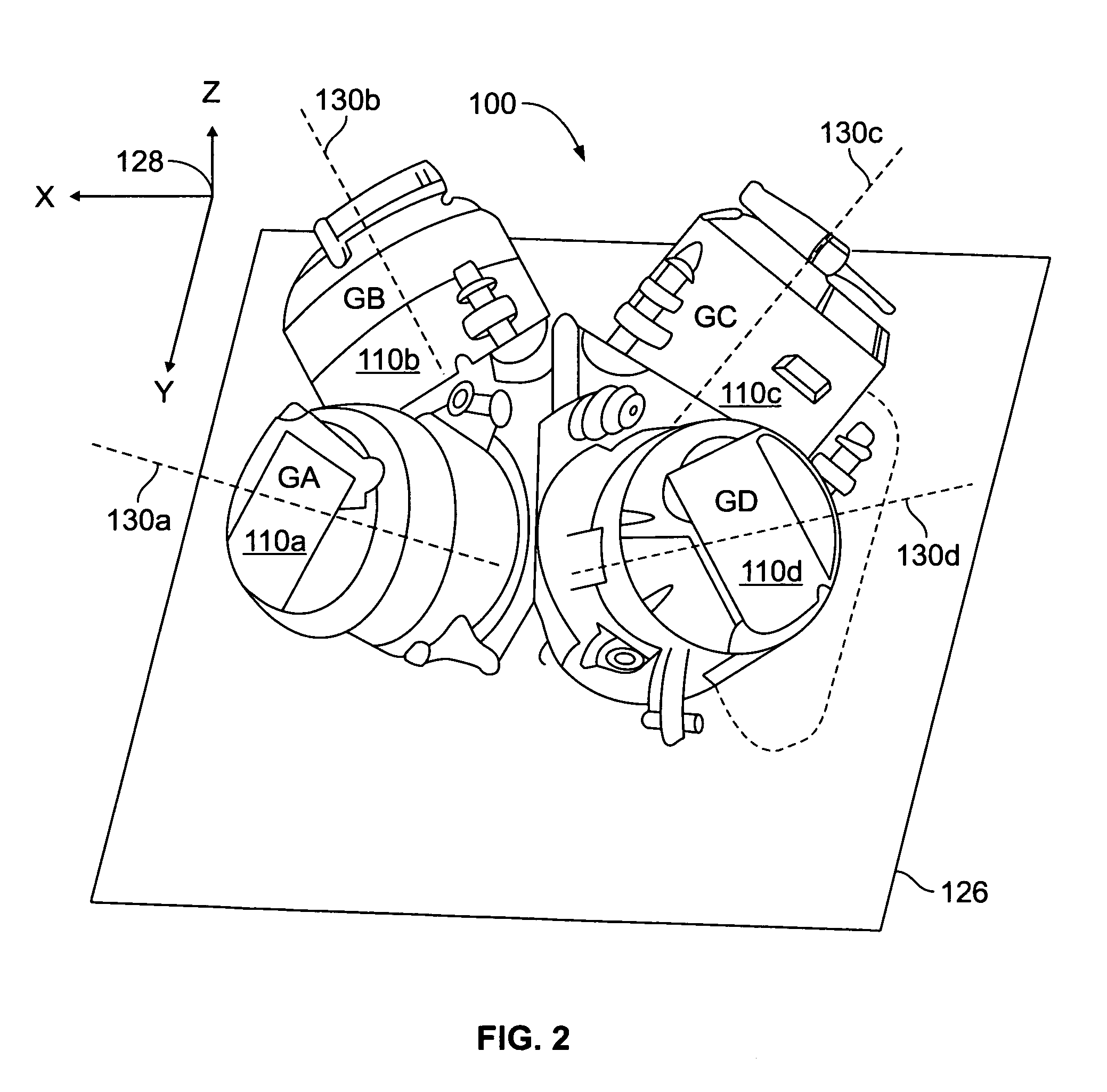 Self calibrating gyroscope system