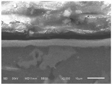 A kind of cr/crnx heat-insulating film used on the top surface of aluminum alloy piston and its preparation method