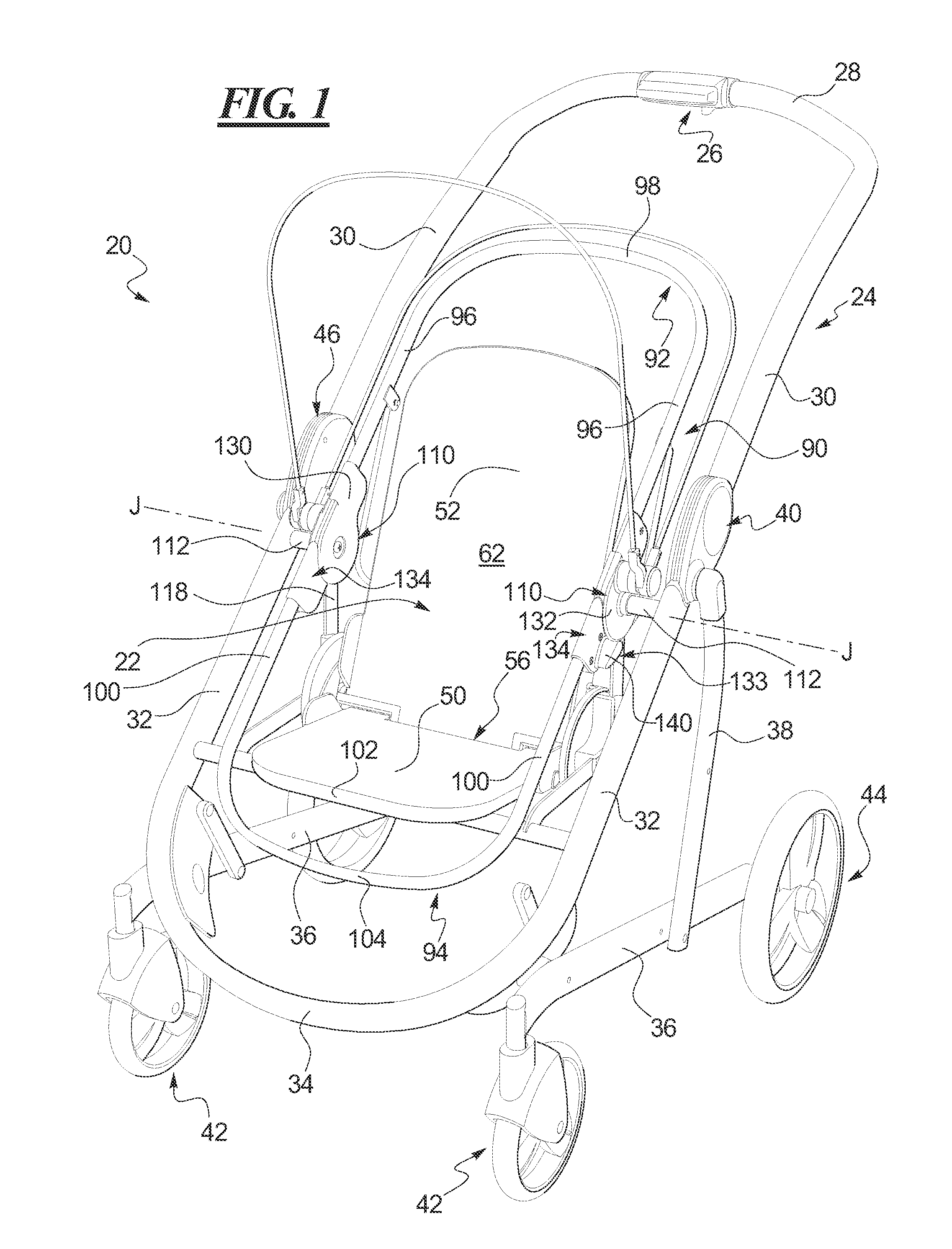 Convertible Stroller Seat