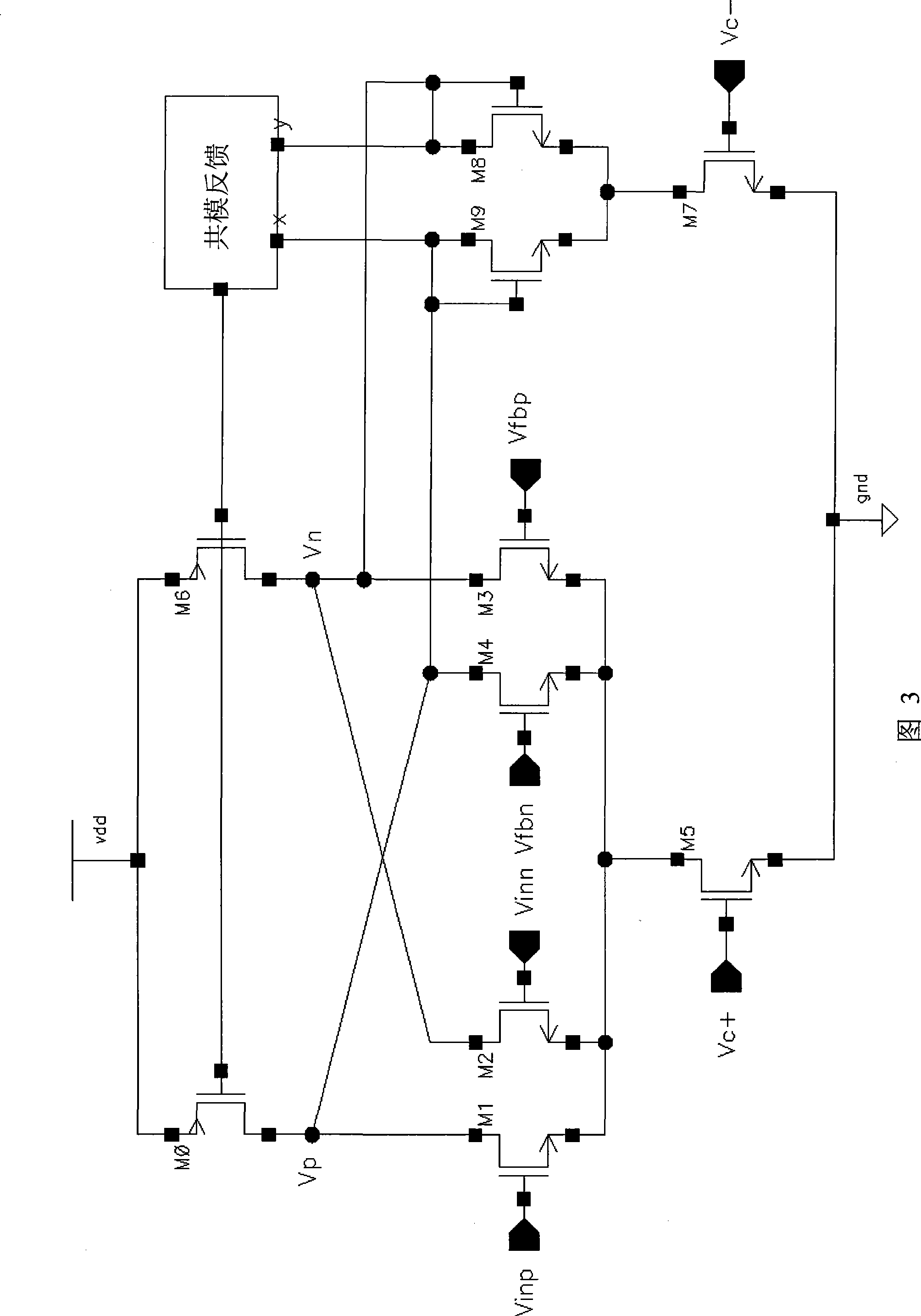 Amplifier with band-pass filtering function