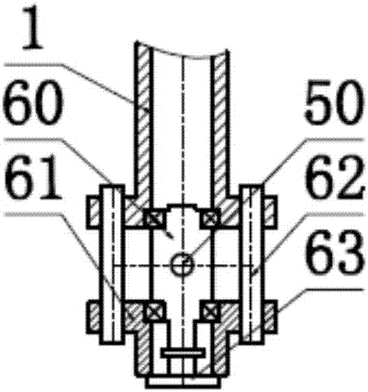 High-frequency serial humanoid four-degree-of-freedom mechanical foot