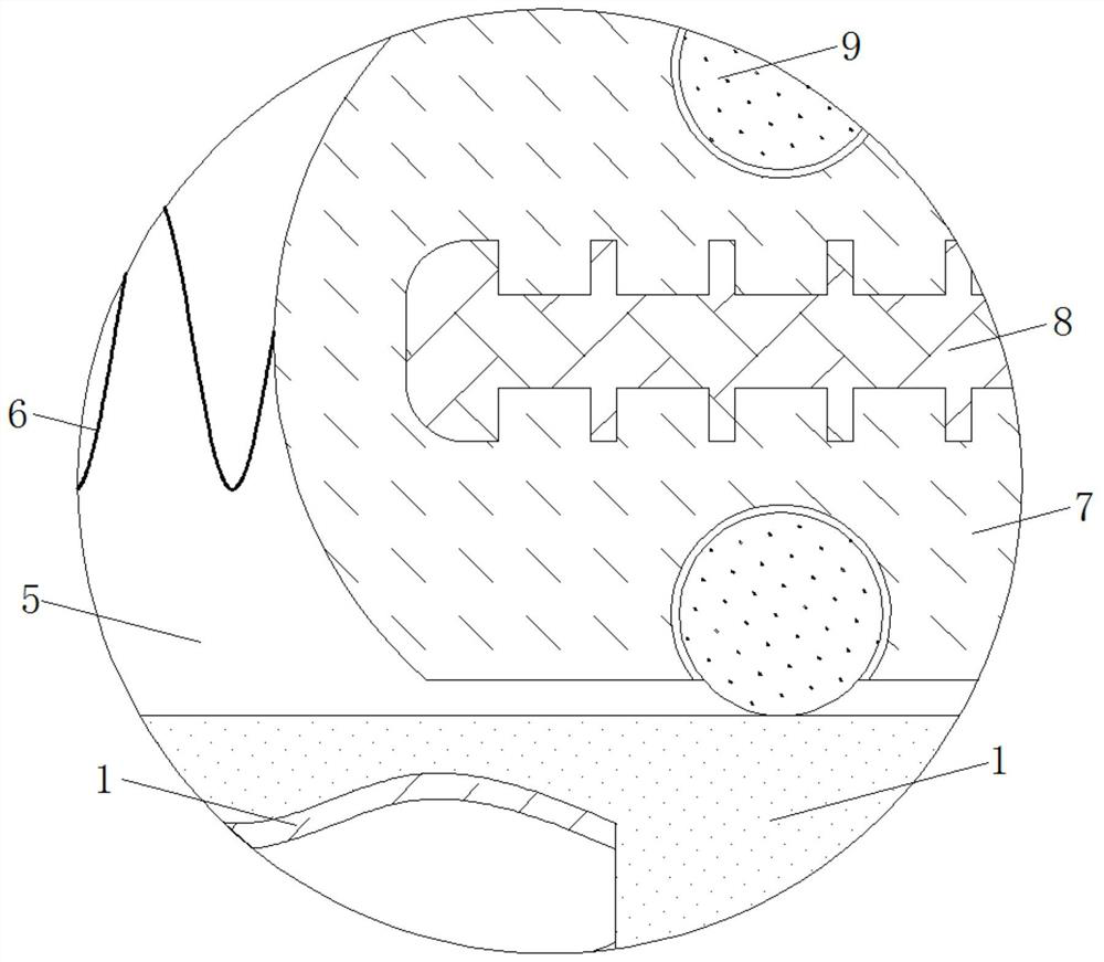 Fixing anti-loosening device for PVC new material