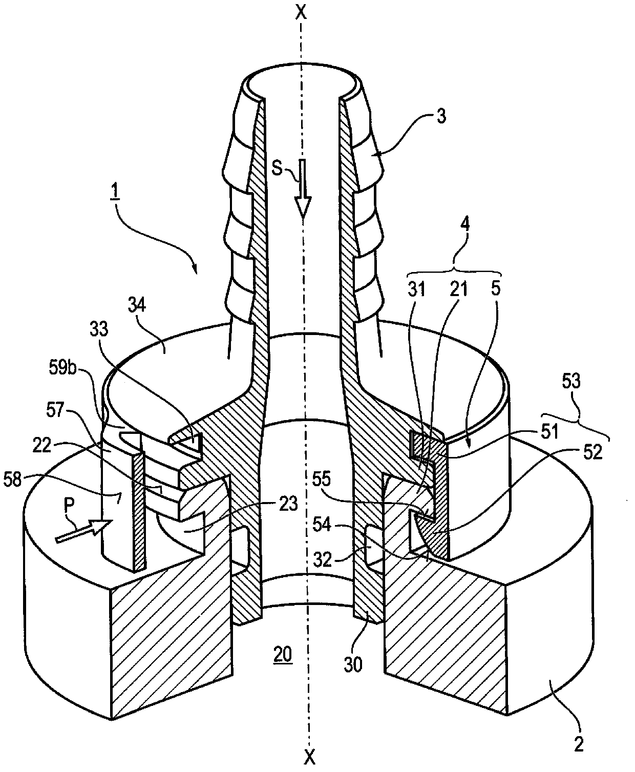 Plug connector for fluid lines and retainer for such a plug connection