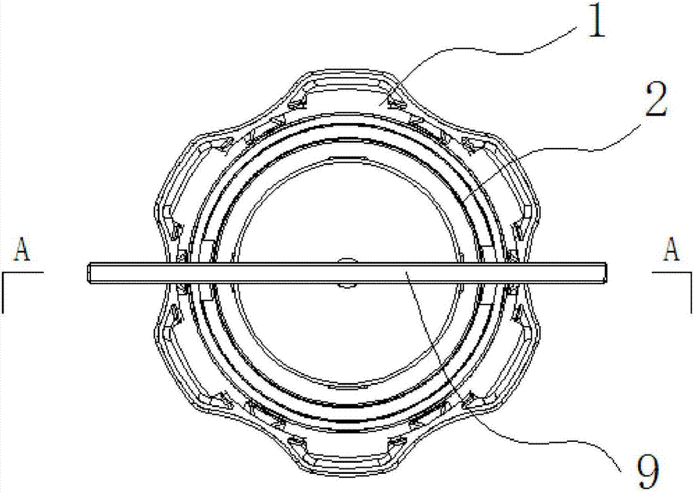 Carbon tank oil tank cover