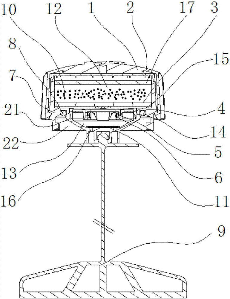 Carbon tank oil tank cover