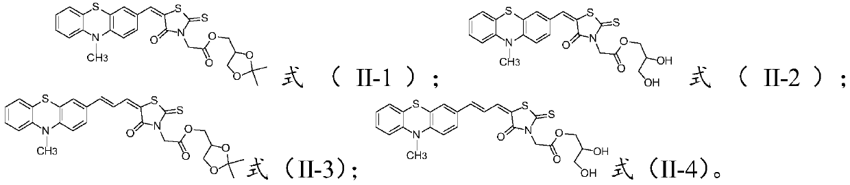 A kind of phenothiazine derivative, its preparation method and application