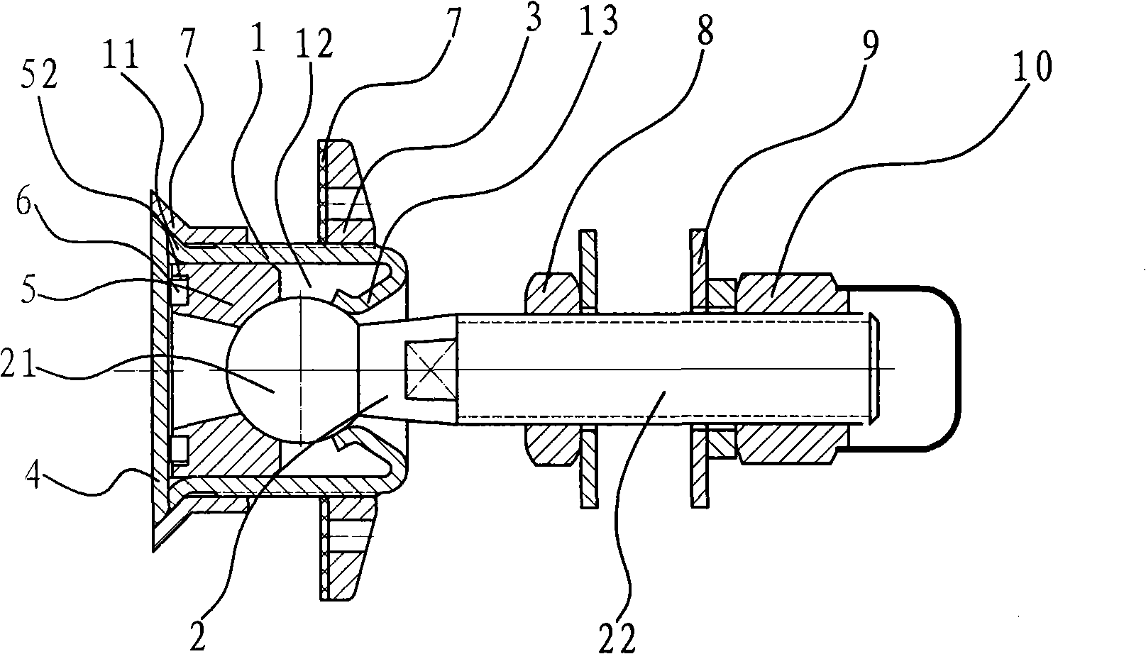 Glass curtain wall overlapping joint