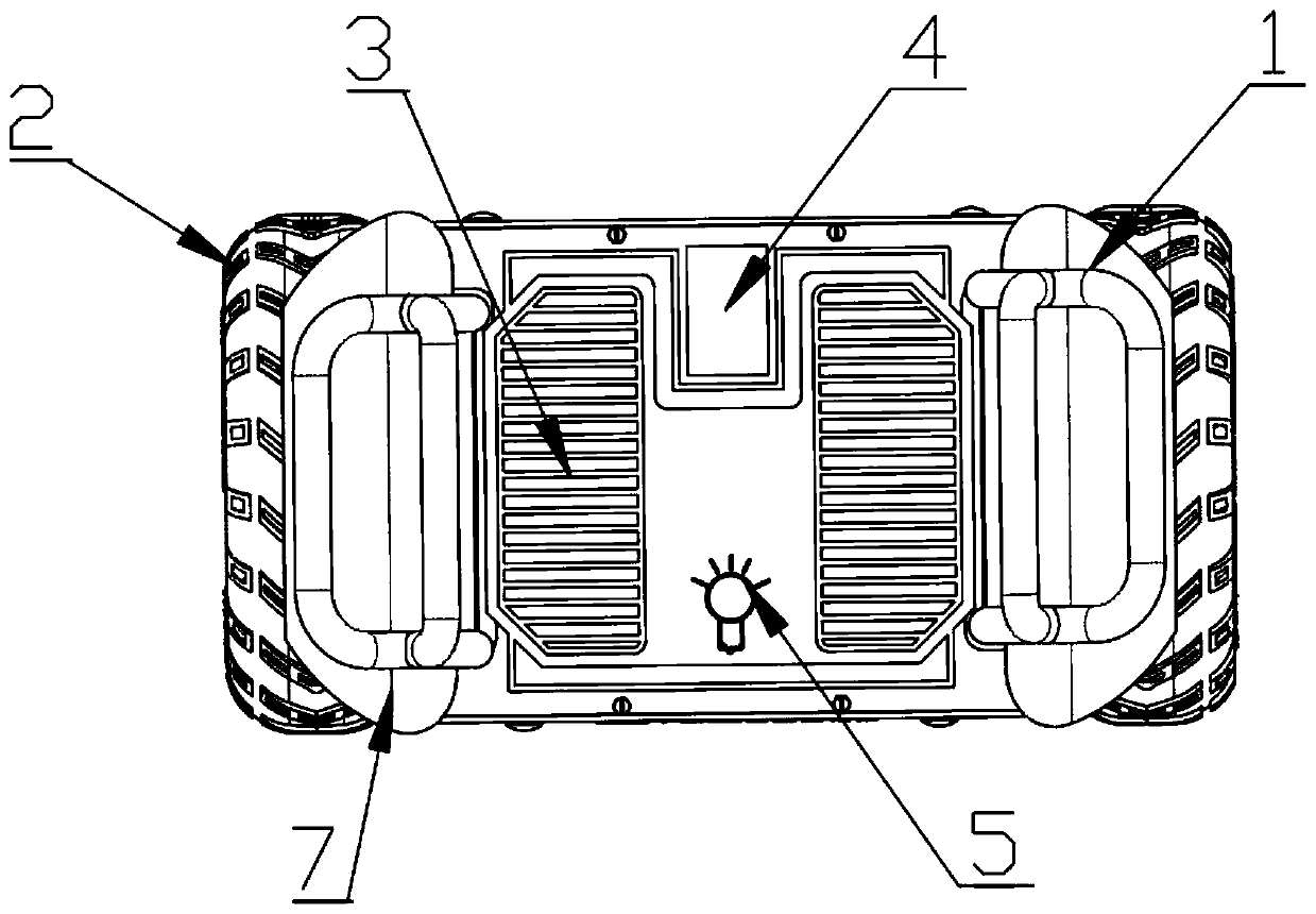 Two-wheel self-balancing trolley