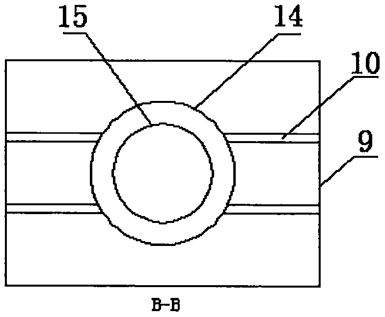 Water-driven flue gas purification device for ship