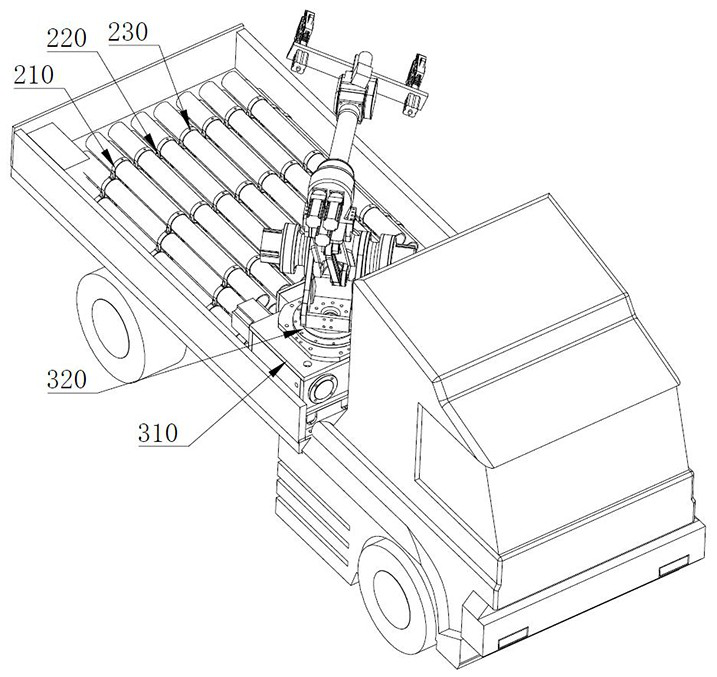 An intelligent construction device and method for rain and sewage pipe network