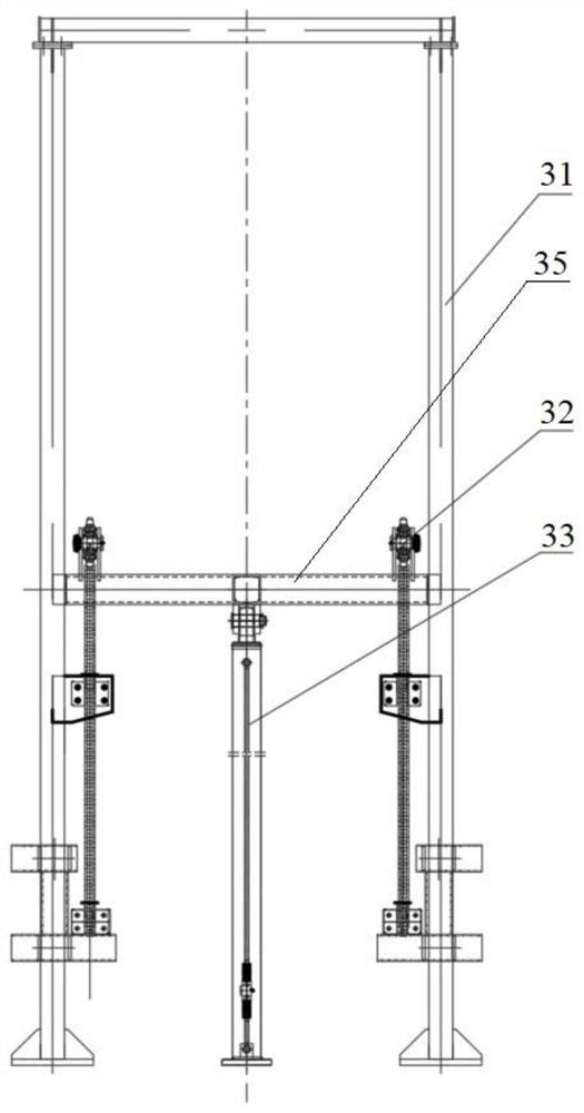 A pipe threading trolley and pipe threading method for the construction of box girder prestressed tunnels